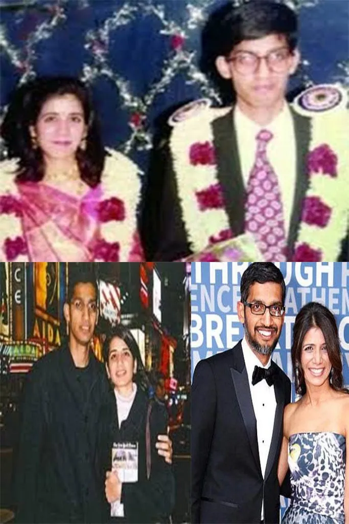 Anjali Pichai and Google's CEO Sundar Pichai Filmy Love Story 3 sundar pichai love life
