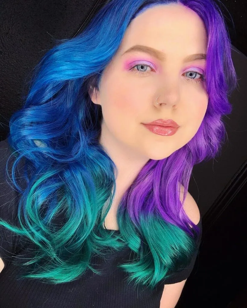 Gorgeous Blue Hair Color Ideas - Inspired by the Instagrammers 15 Sapphire Blue Hair Front Pose - Gorgeous Blue Hair Color Ideas