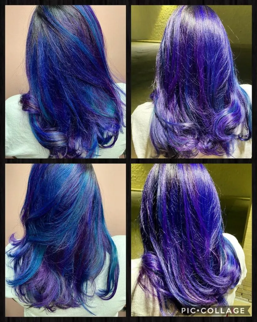 Gorgeous Blue Hair Color Ideas - Inspired by the Instagrammers 18 True Blue Hair Back Pose - Gorgeous Blue Hair Color Ideas