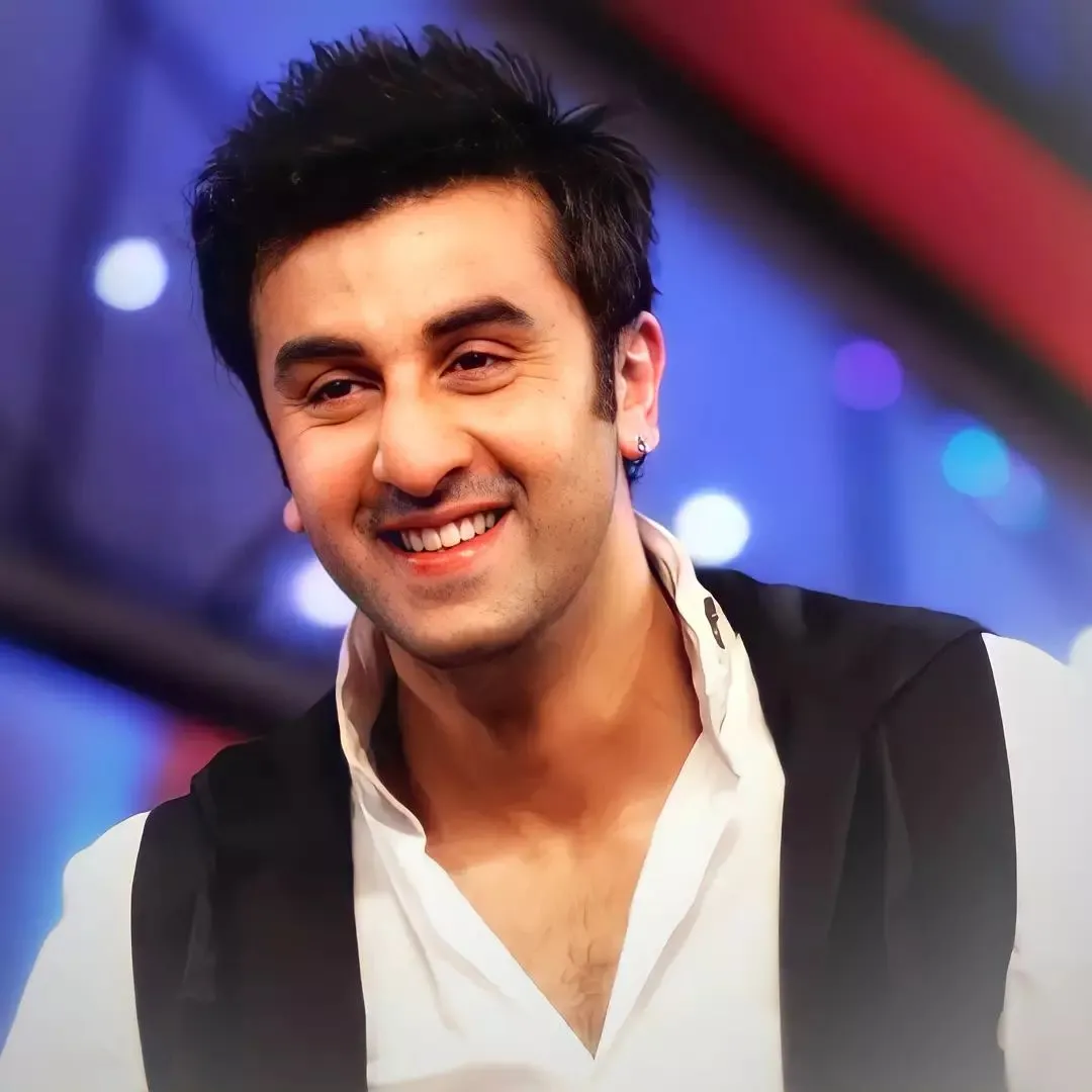 Smiling Ranbir Kapoor showing off his short spikes hairstyle - ranbir kapoor hairstyles 2021