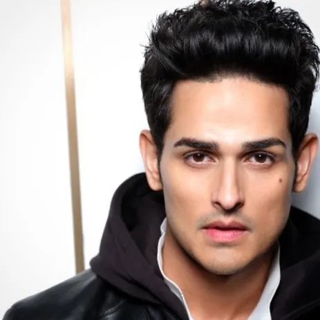 Priyank Sharma in black hoodie posing for camera Priyank Sharma in black hoodie posing for camera - hottest Indian tv actors all the time