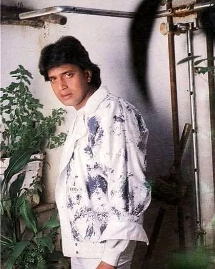 Mithun Chakraborty standing and posing for camera Mithun Chakraborty standing and posing for camera - most handsome actors of India