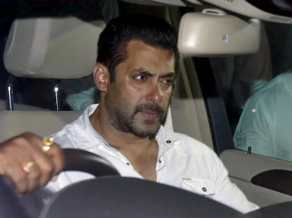 Without makeup Salman Khan sitting in a car Without makeup Salman Khan sitting in a car - celebrities without makeup