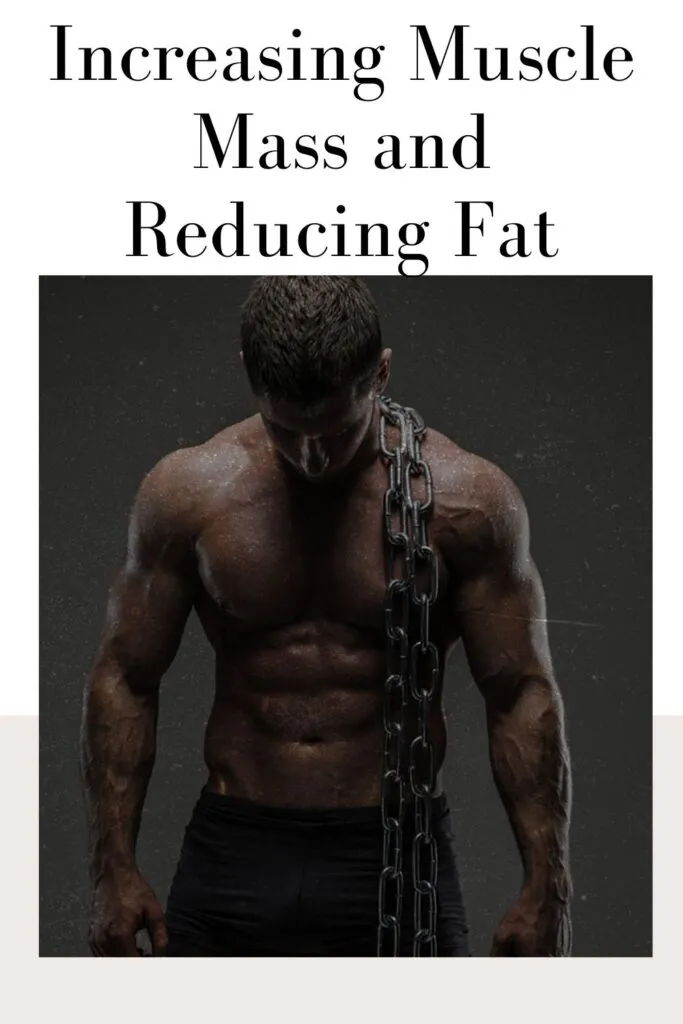 A man is showing his physique with a iron chain on his shoulder - SARMs