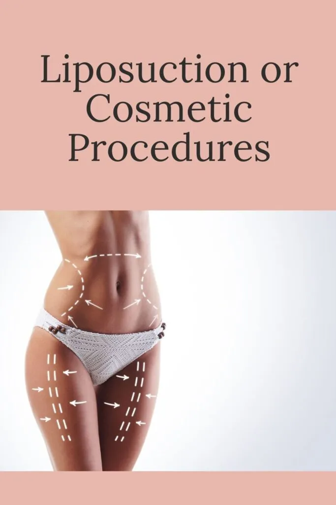 cosmetic procedures steps are shown on a girls body  cosmetic procedures steps are shown on a girls body - toned body