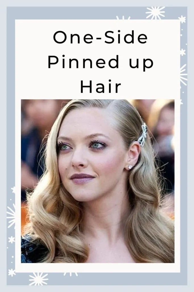 A girl showing the side view of her One-side pinned up hair A girl showing the side view of her One-side pinned up hair - professional women hairstyles