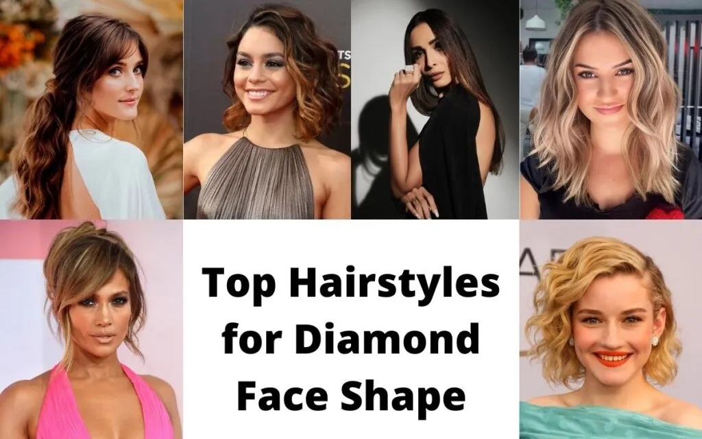 Top Hairstyles For Diamond Face shape