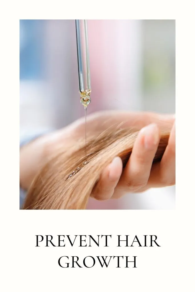 Someone is applying serum on the hair Someone is applying serum on the hair - Magnesium