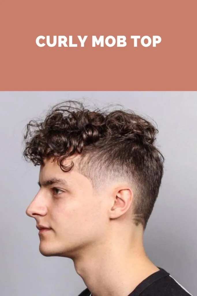 A boy in black round neck t-shirt showing his curly mop top haircut A boy in black round neck t-shirt showing his curly mop top haircut - Men Hairstyles 2022