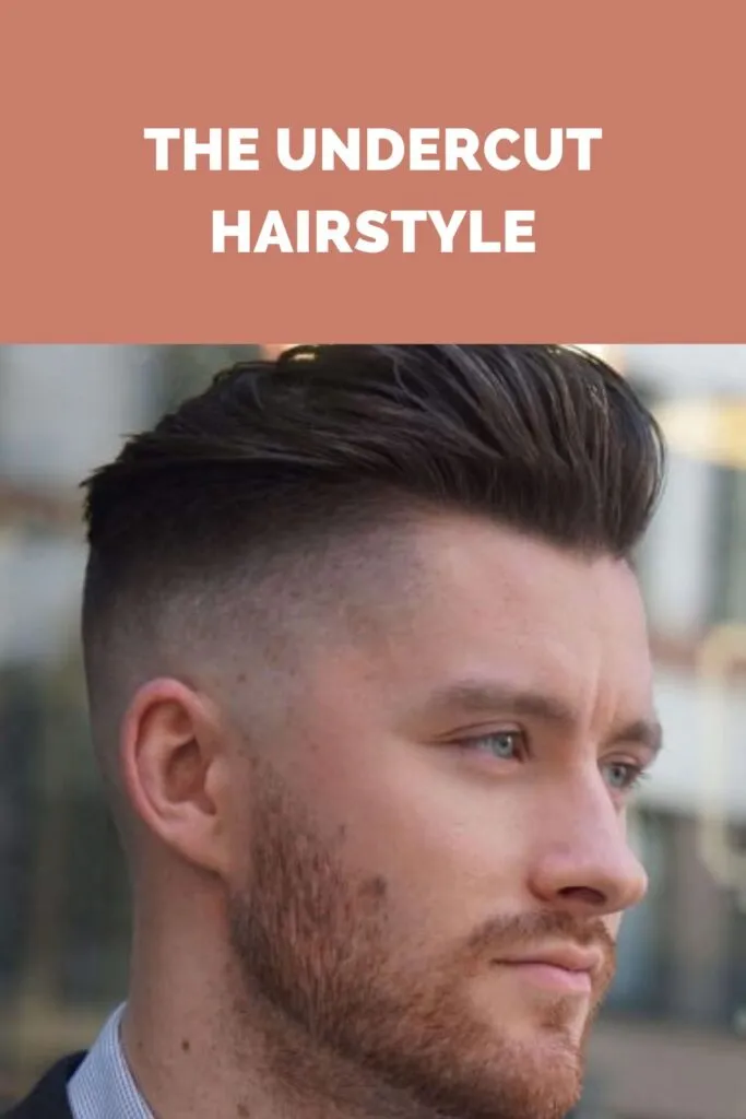 a man in blue lining shirt showing the side view of his undercut haircut a man in blue lining shirt showing the side view of his undercut haircut - Men Hairstyles 2019