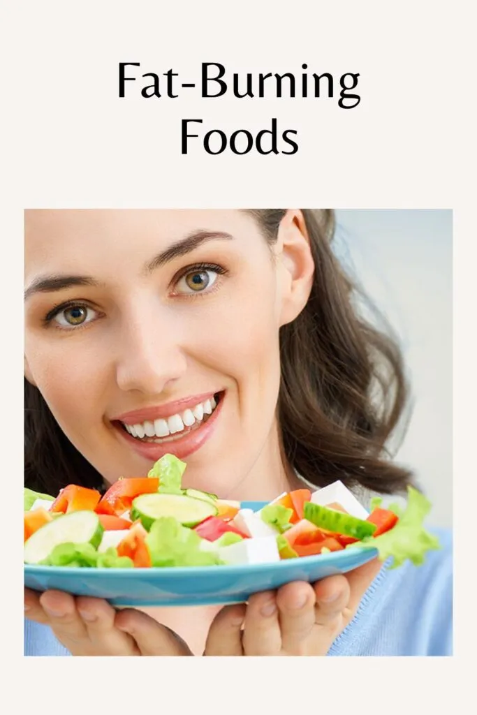 A girl is showing the plate full of fruits and vegetables A girl is showing the plate full of fruits and vegetables - burn fat fast
