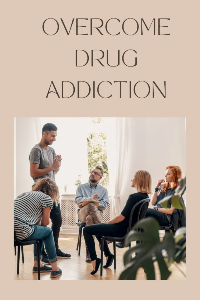 A group of people discussing some thing A group of people discussing some thing - drug addiction