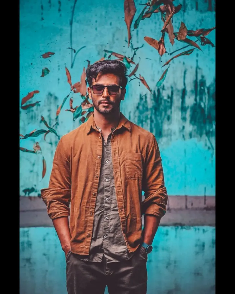 Sehban Azim in grey pant and shirt with beige jacket posing for camera Sehban Azim in grey pant and shirt with beige jacket posing for camera - hottest actor on indian television