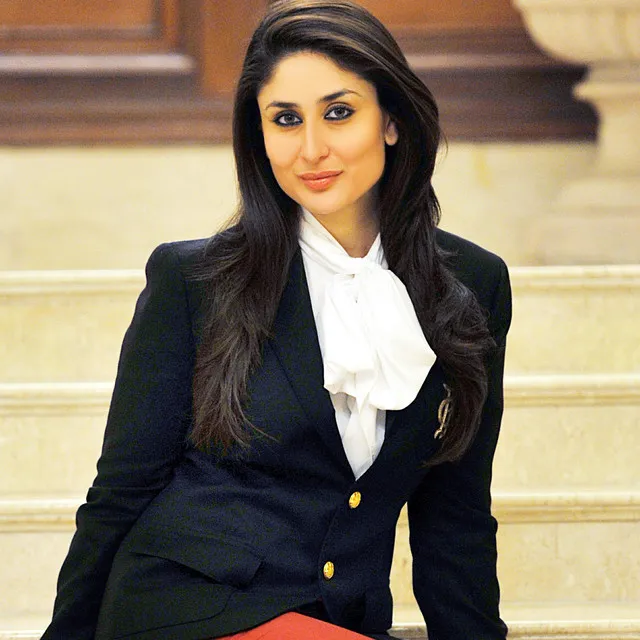 Kareena Kapoor in blue coat with white shirt and open hair Kareena Kapoor in blue coat with white shirt and open hair - bollywood actress latest hairstyles