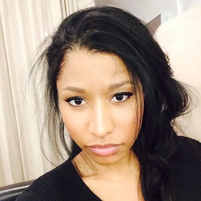 Nicki Minaj in no makeup look Nicki Minaj in no makeup look - black celebrities without makeup