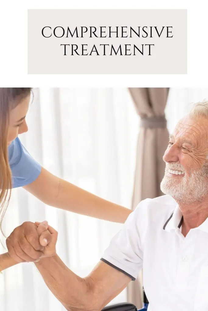 An old man smiling and consulting something with a nurse An old man smiling and consulting something with a nurse - Genital Care Tips