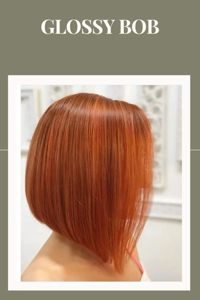 Woman in white off shoulder dress and Glossy Bob hairstyle Woman in white off shoulder dress and Glossy Bob hairstyle - bob cut for woman