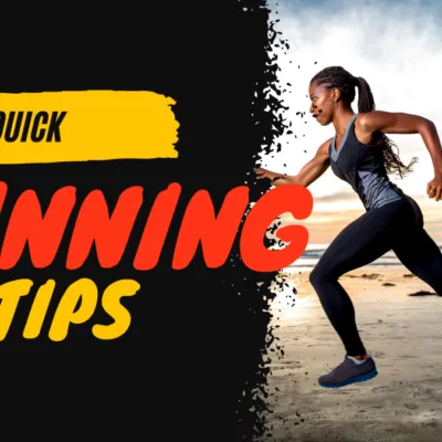 5 Quick Tips To Get Started In Running quick running tips - girl is running in her fitting clothes