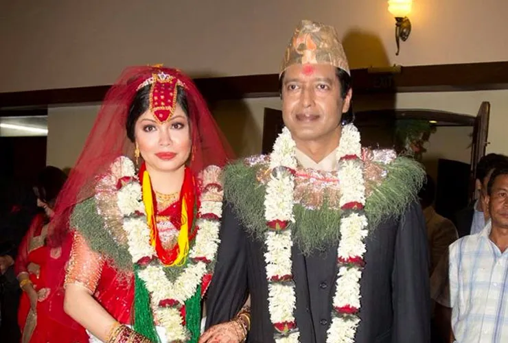 Rajesh Hamal and Madhu Bhattarai