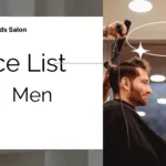green trends salon price list men