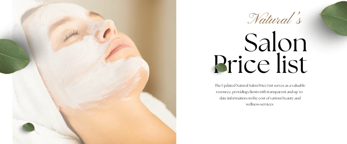 natural salons price list
