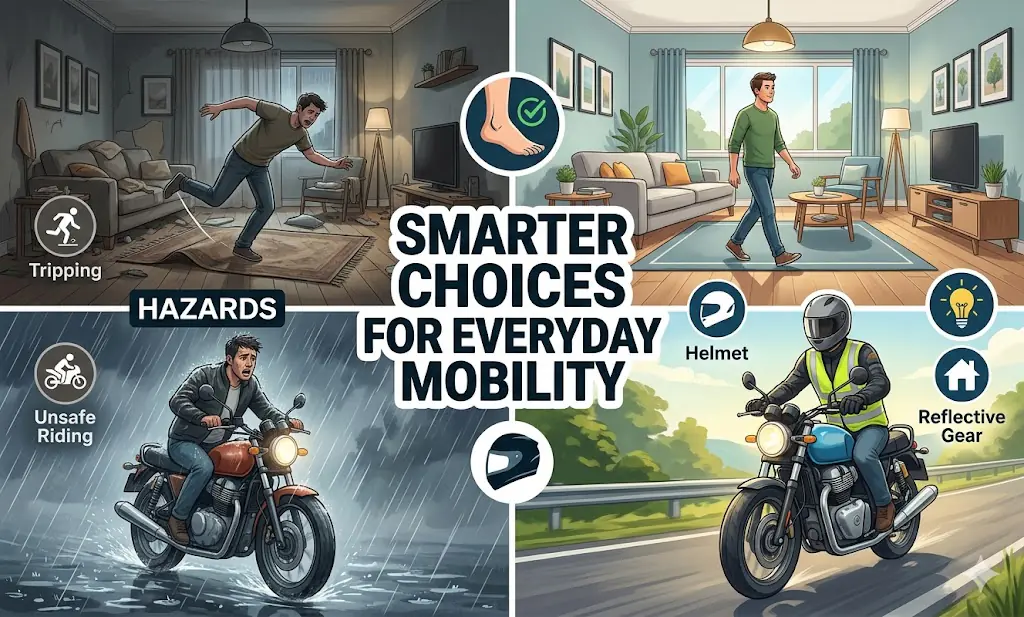 Preventing Injuries Through Smarter Choices in Everyday Mobility
